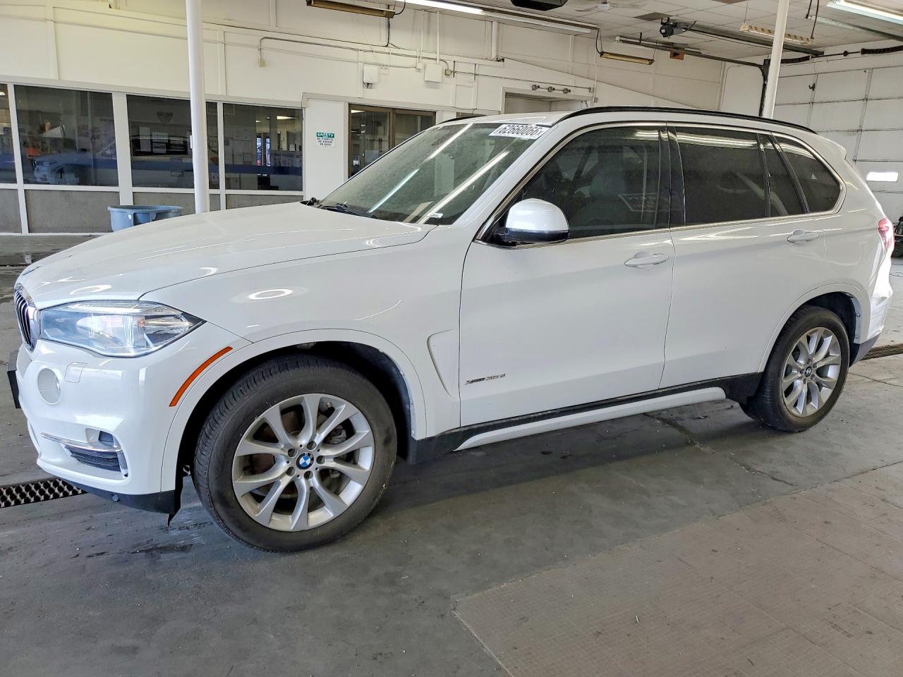 2015 Bmw X5 Xdrive35d White vin: 5UXKS4C56F0N07784