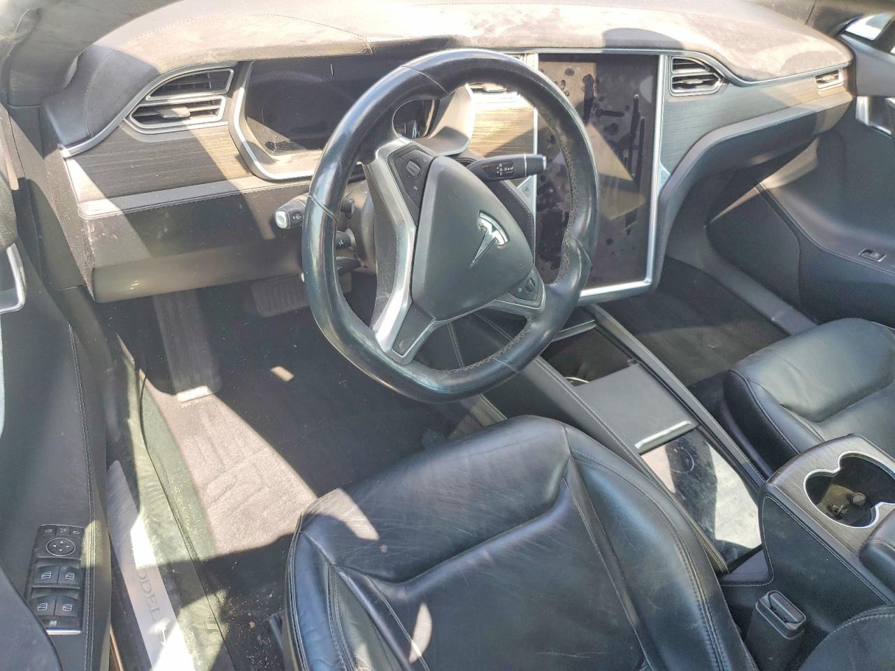 2015 Tesla Model S 85d Gray vin: 5YJSA1H25FF091116