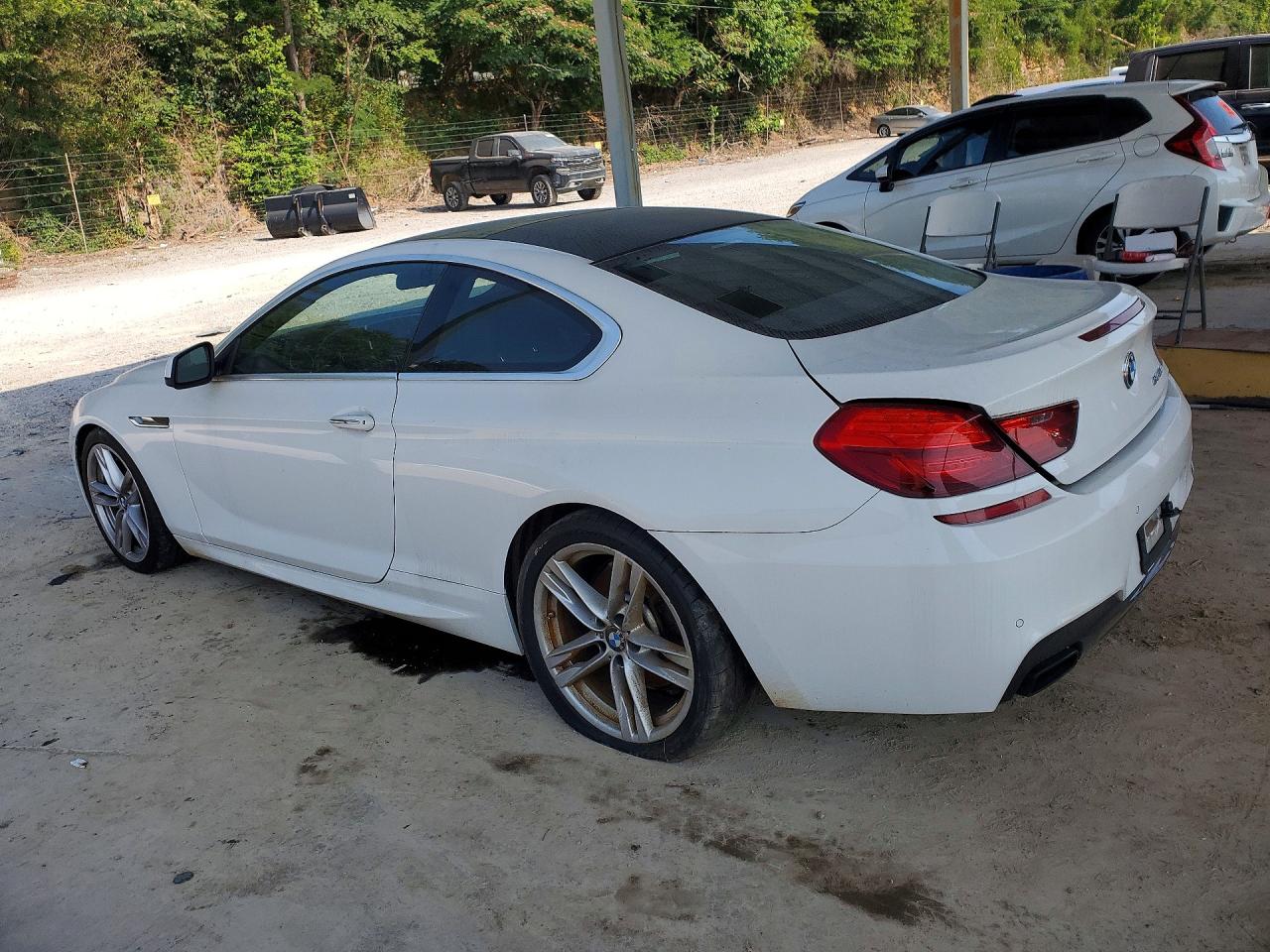 2012 Bmw 650 I White vin: WBALX3C52CDV77530
