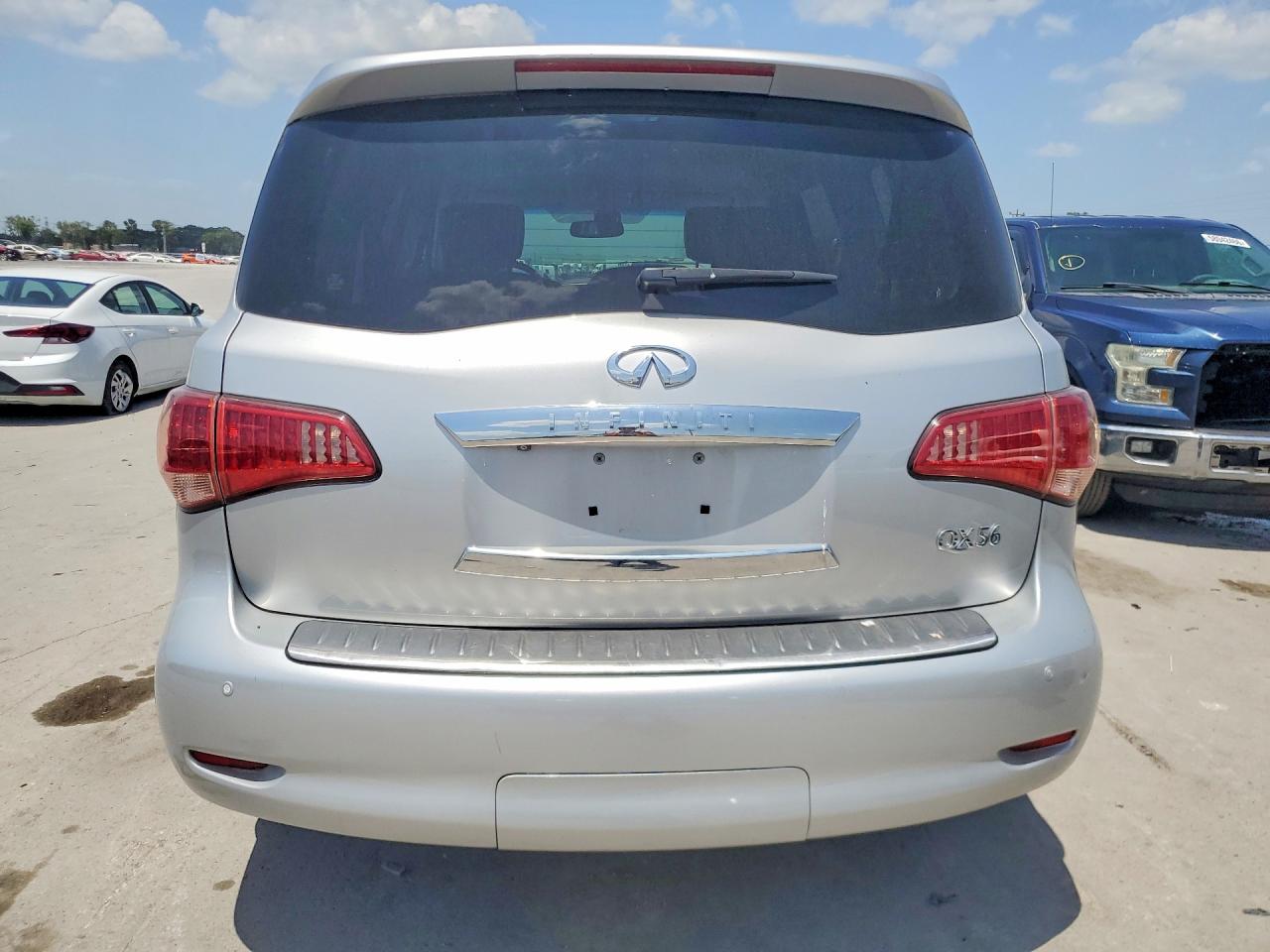 2012 Infiniti Qx56 Base Silver vin: JN8AZ2NE8C9018499