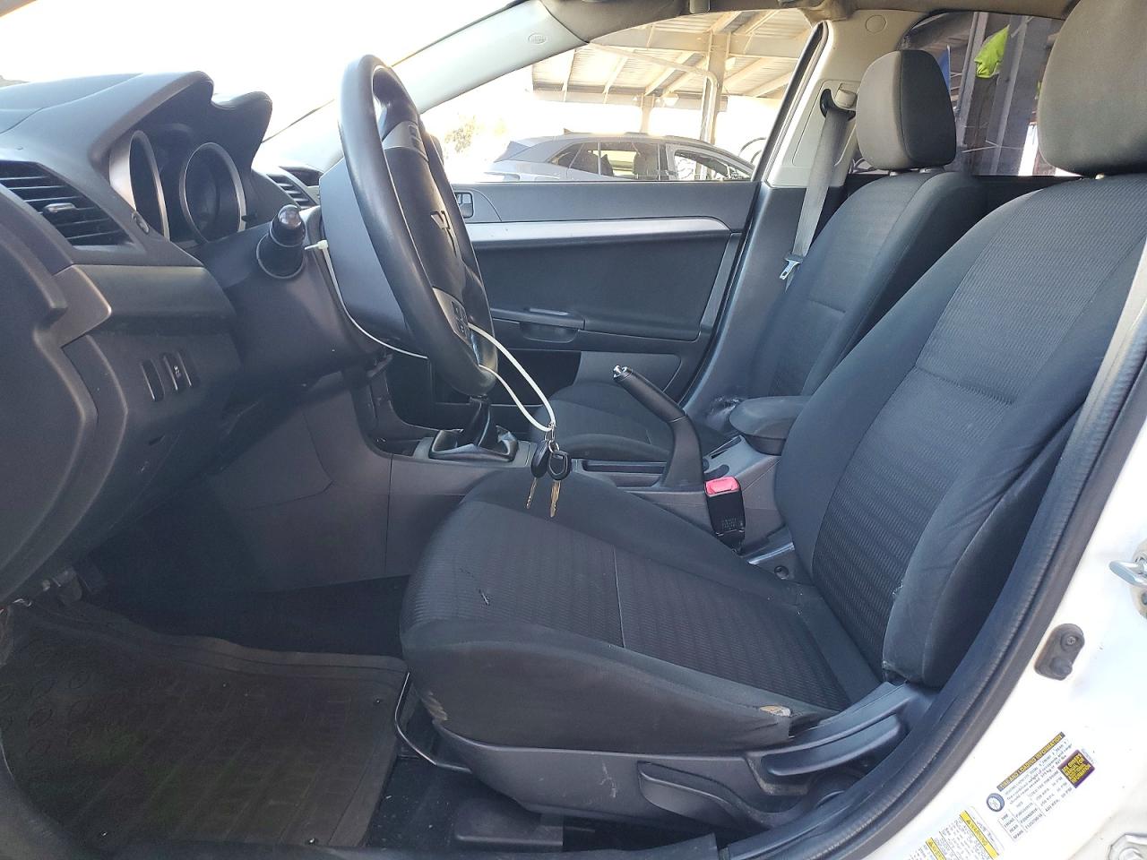 2013 Mitsubishi Lancer Es/es Sport White vin: JA32U2FU9DU023700