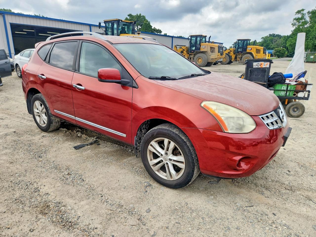 2012 Nissan Rogue Красный vin: JN8AS5MV4CW369189