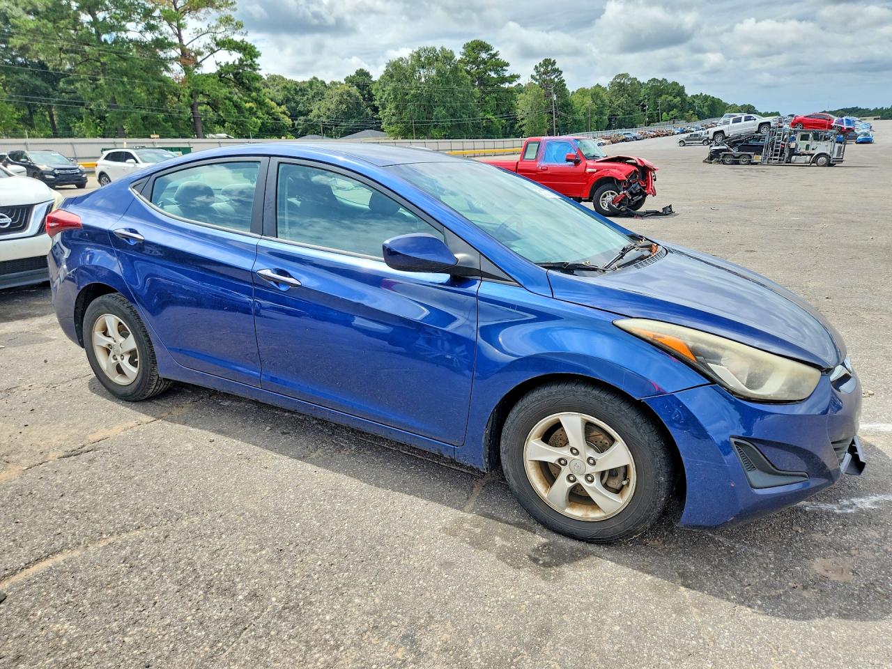 2015 Hyundai Elantra Se Blue vin: 5NPDH4AE0FH567879