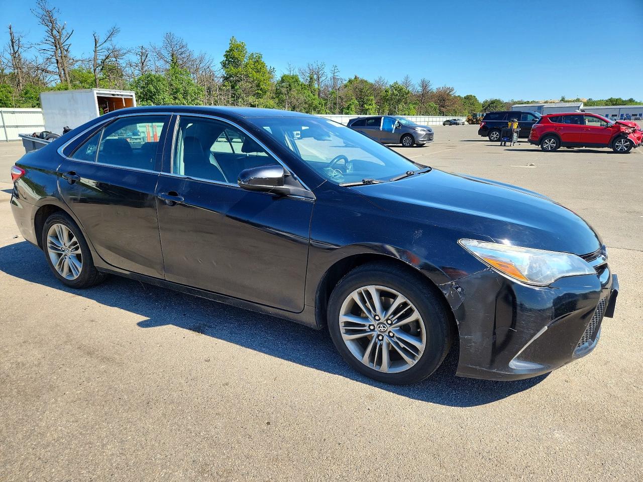 2015 Toyota Camry Se Black vin: 4T1BF1FK8FU939321
