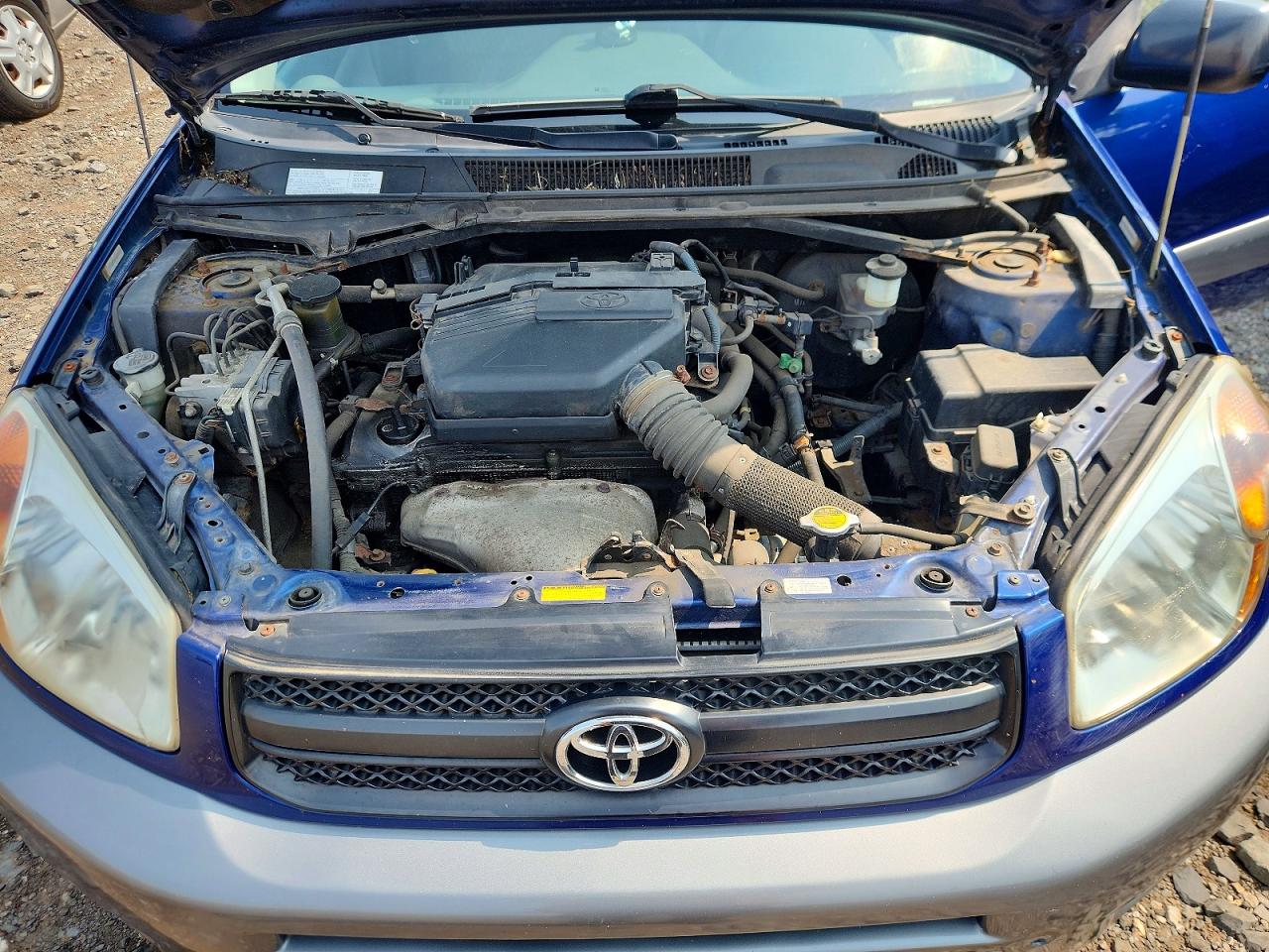 2004 Toyota Rav4 Base Blue vin: JTEGD20V240026319