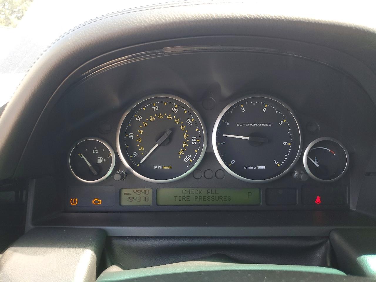 2008 Land Rover Range Rover Supercharged Black vin: SALMF13428A283567