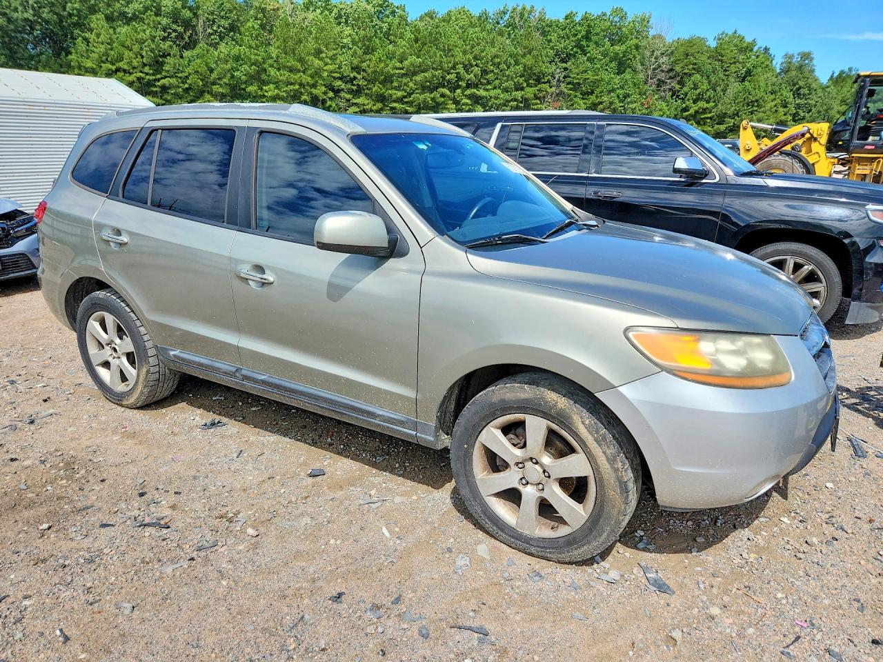 2008 Hyundai Santa Fe Se Gray vin: 5NMSH73E78H144559