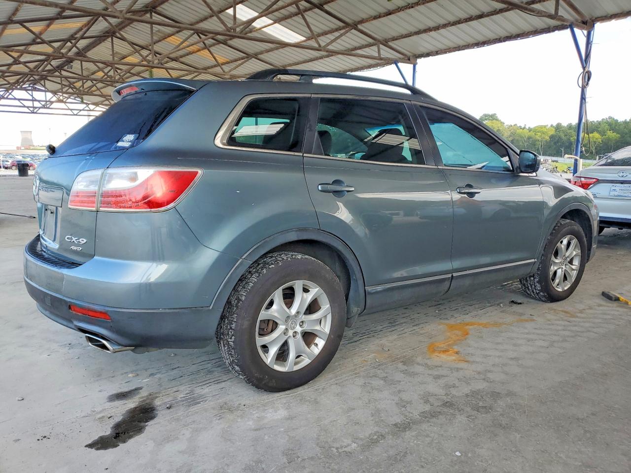 2012 Mazda Cx-9 Teal vin: JM3TB3CV5C0342166