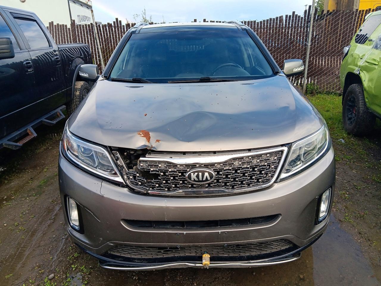 2014 Kia Sorento Sx Gray vin: 5XYKWDA70EG460724
