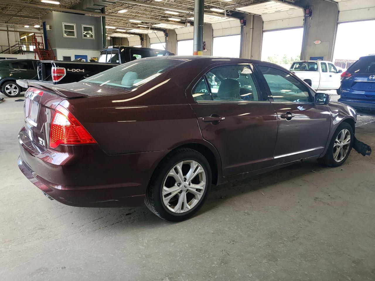 2012 Ford Fusion Se Maroon vin: 3FAHP0HA7CR144229