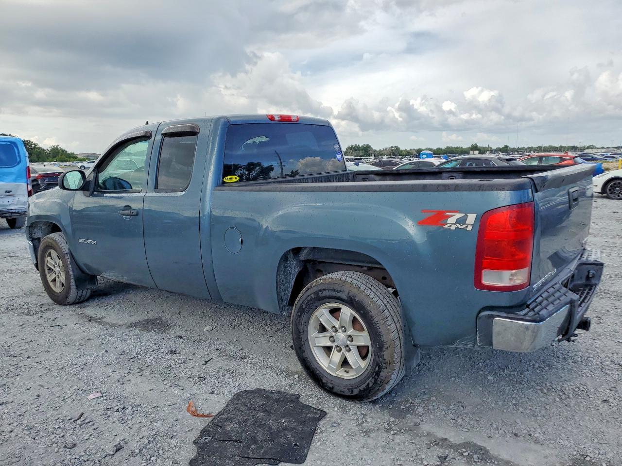 2013 Gmc Sierra K1500 Sle Blue vin: 1GTR2VE74DZ392065