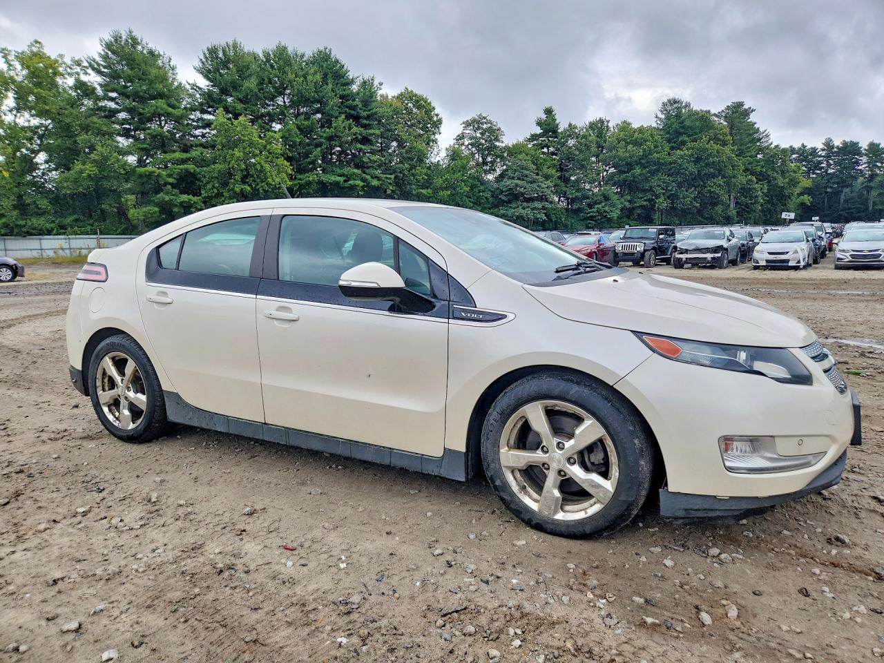 2014 Chevrolet Volt White vin: 1G1RH6E47EU160139