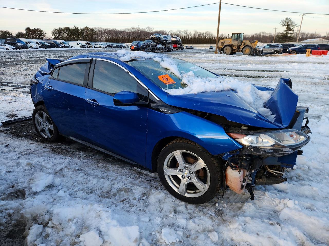 2017 Chevrolet Volt Lt Синий vin: 1G1RA6S55HU213989
