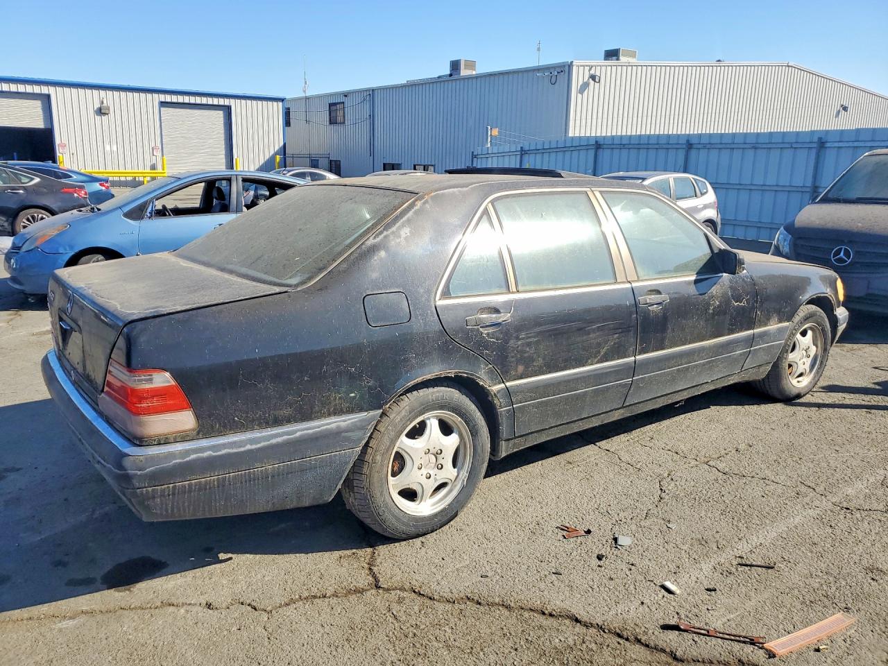 1999 Mercedes-benz S 420 Black vin: WDBGA43G0XA427578