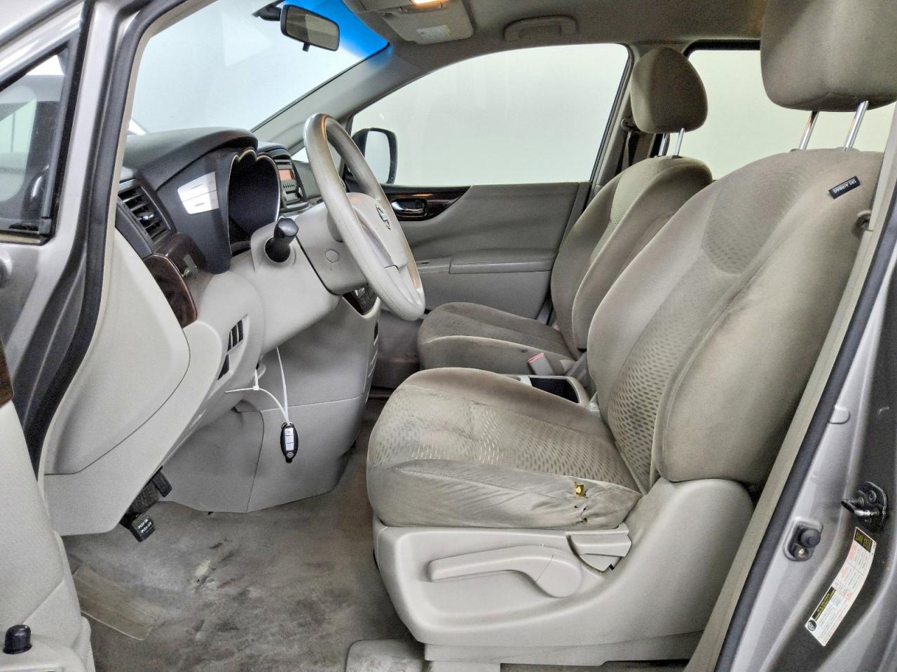 2013 Nissan Quest S/sv/sl/le Gray vin: JN8AE2KP8D9071416