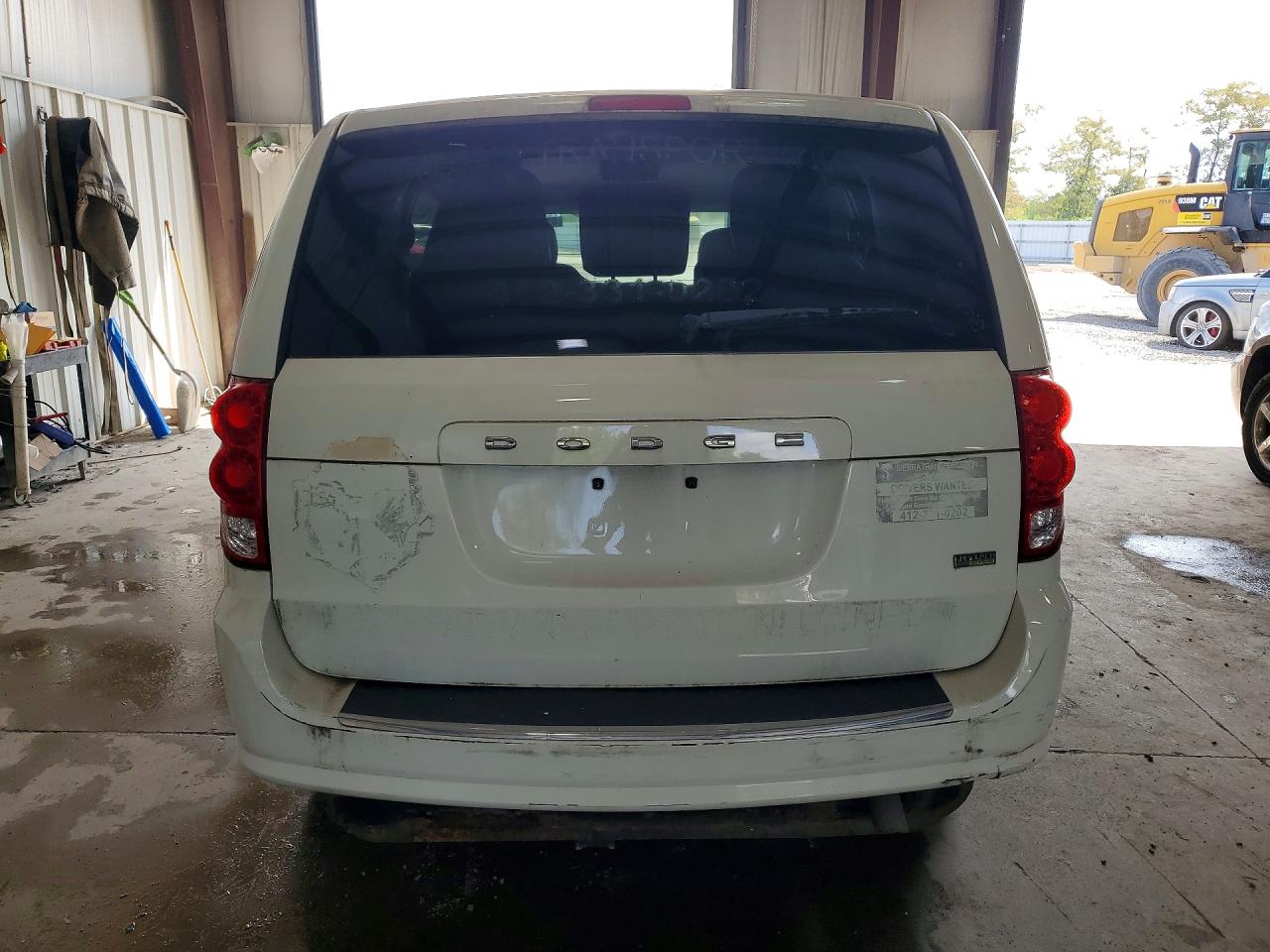 2012 Dodge Grand Caravan Se White vin: 2C4RDGBG3CR265231