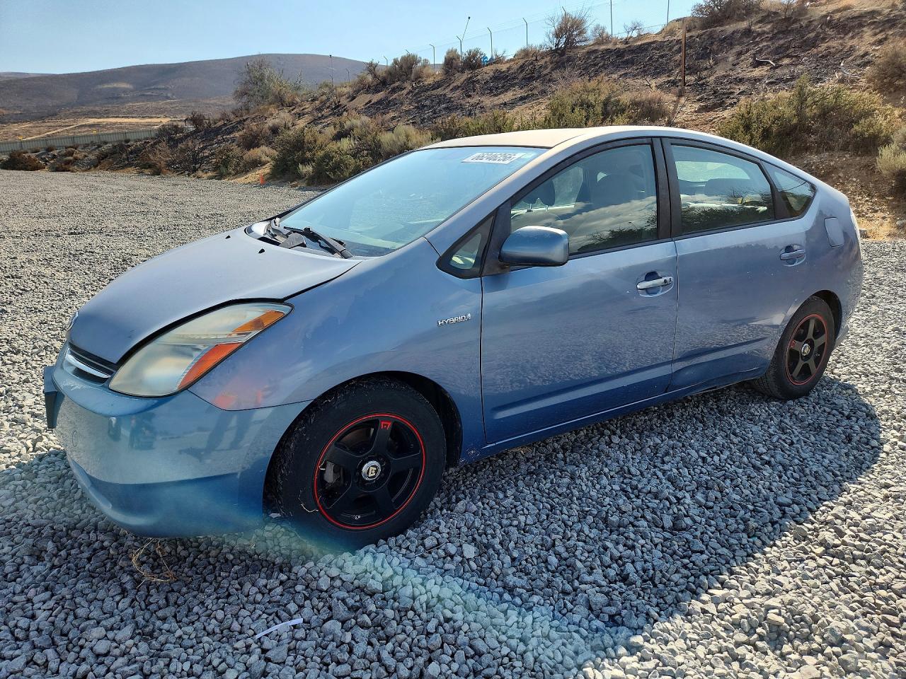 2007 Toyota Prius Base Blue vin: JTDKB20U877624759