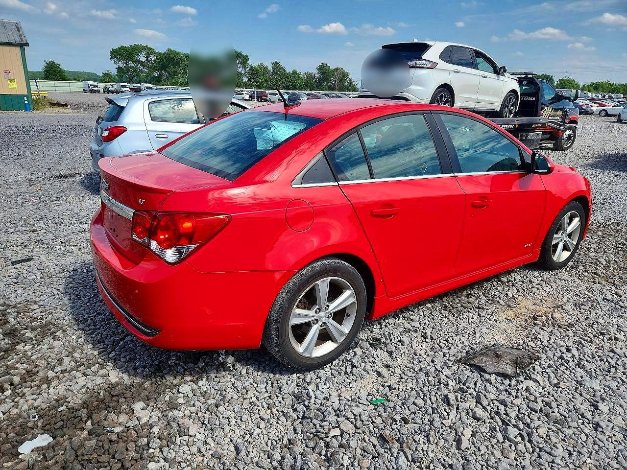 2014 Chevrolet Cruze Lt Красный vin: 1G1PE5SB3E7340360
