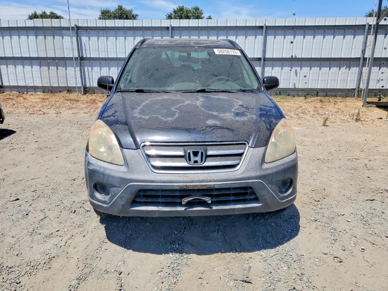 2006 Honda Cr-v Ex Black vin: JHLRD78876C058356