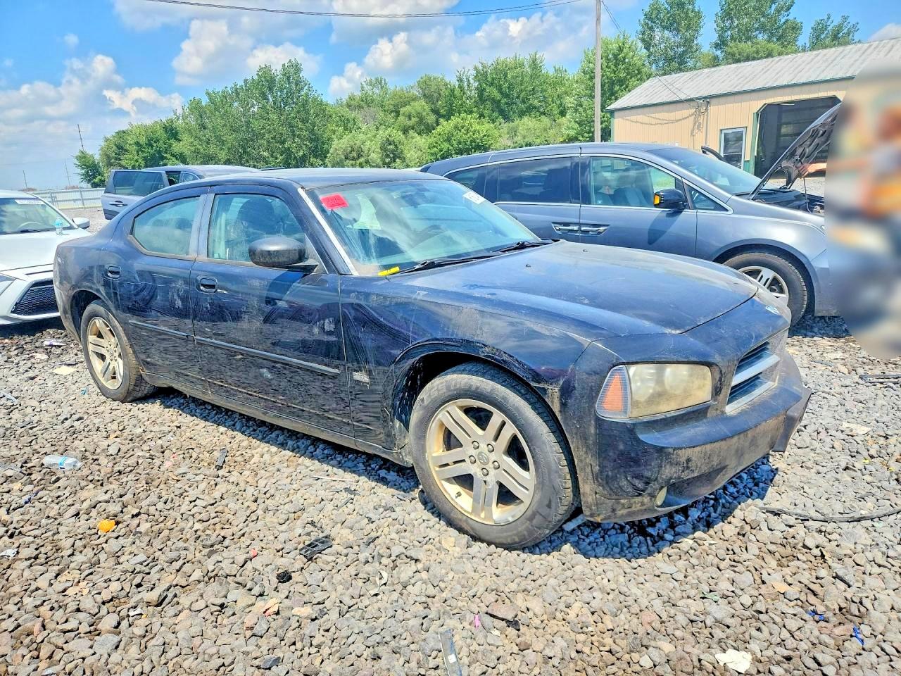 2007 Dodge Charger Se Black vin: 2B3KA43G17H637153