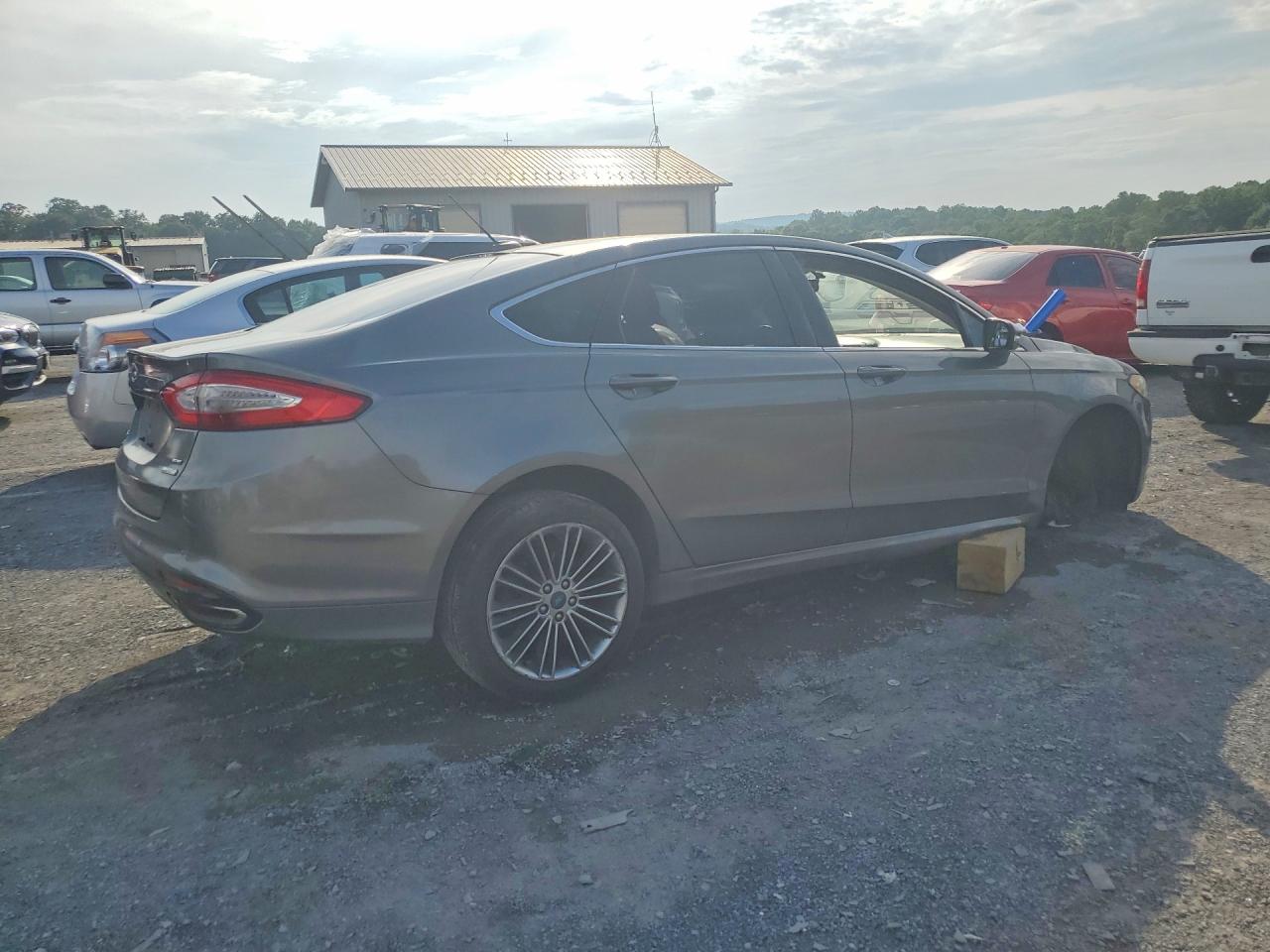 2013 Ford Fusion Se Gray vin: 3FA6P0H9XDR157913