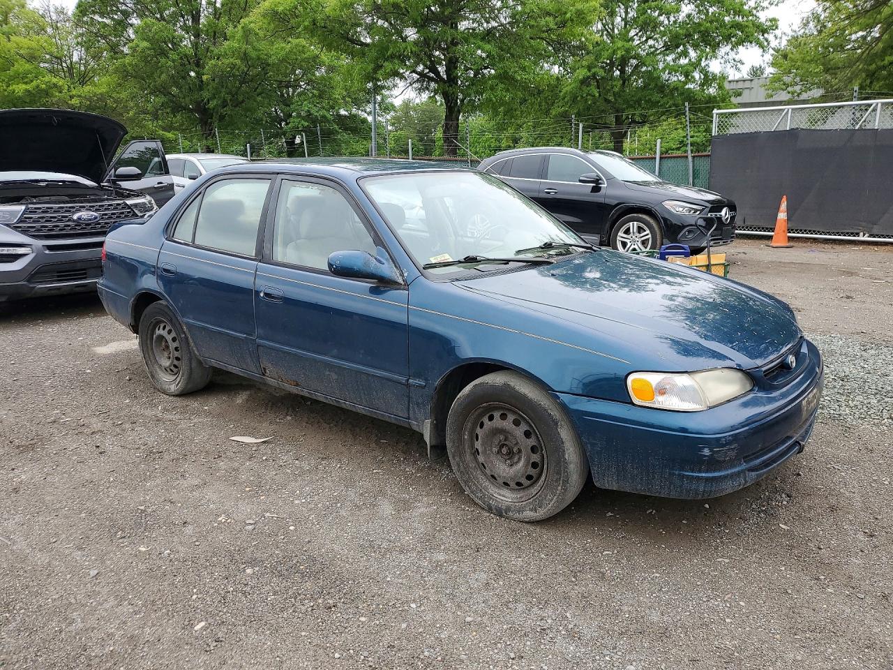 1998 Toyota Corolla Ve Blue vin: 2T1BR18E0WC060296