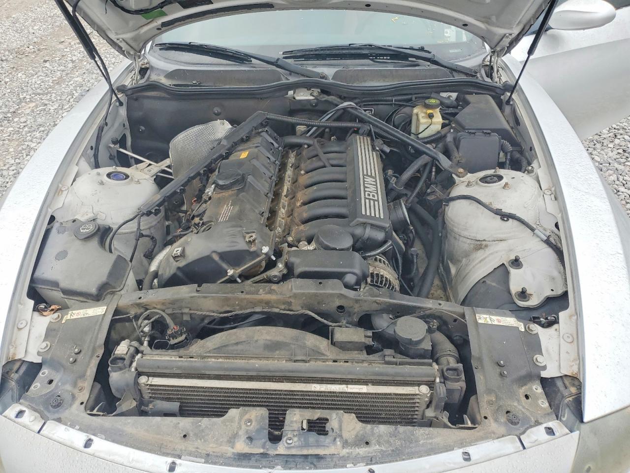 2007 Bmw Z4 3.0 Silver vin: 4USBU33567LW73688