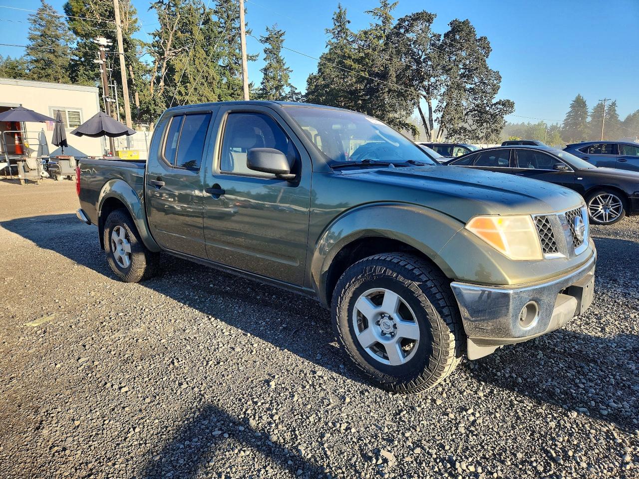 2005 Nissan Frontier Se Green vin: 1N6AD07W35C411592