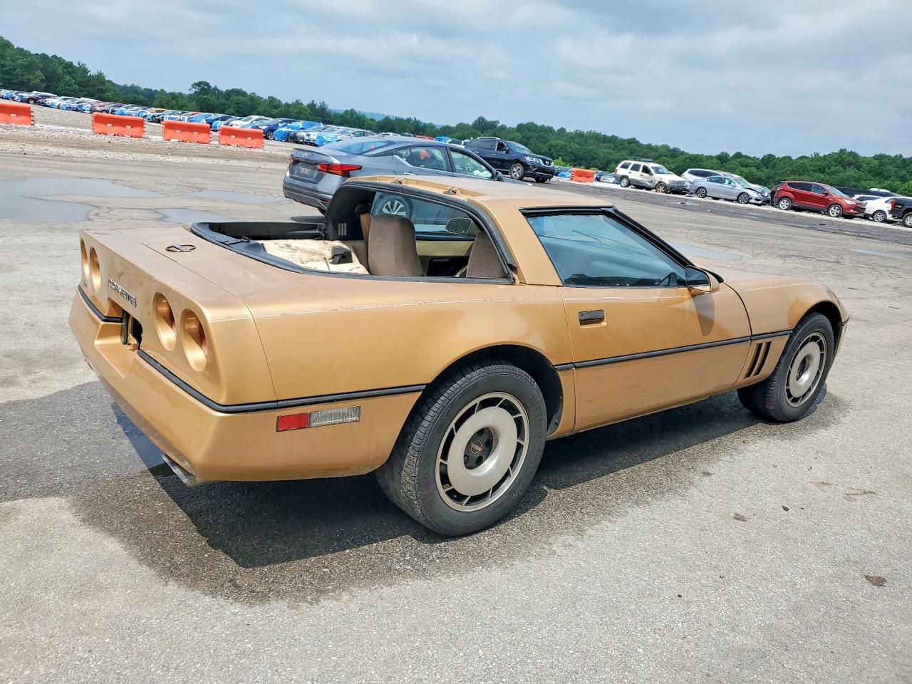 1984 Chevrolet Corvette Yellow vin: 1G1AY0788E5123461