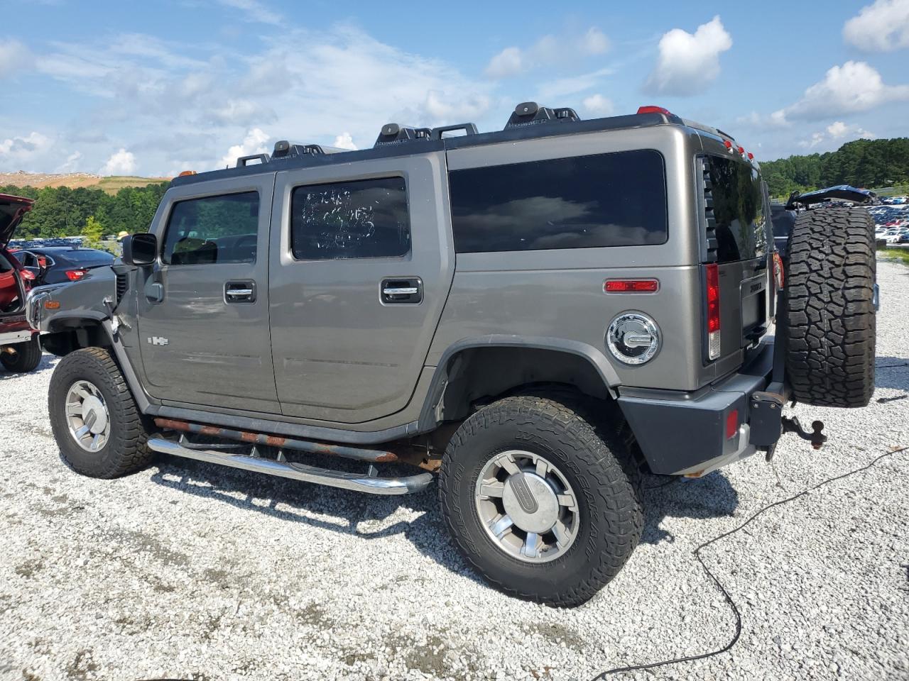 2008 Hummer H2    Gray vin: 5GRGN23838H104958