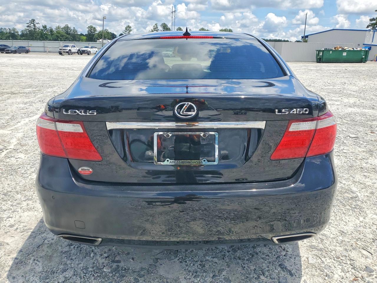 2007 Lexus Ls 460 Black vin: JTHBL46F975018317