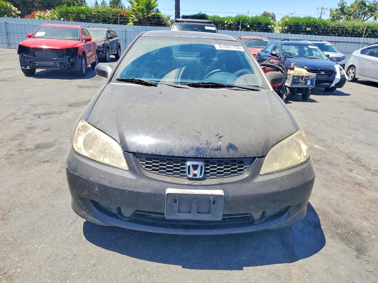 2005 Honda Civic Lx Black vin: 1HGEM22505L030797