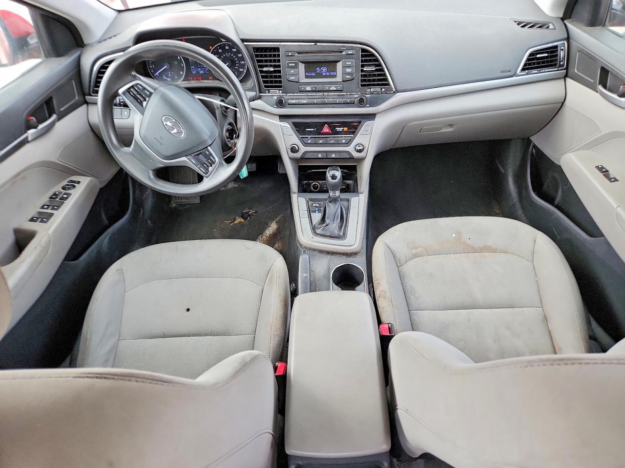 2017 Hyundai Elantra Se Red vin: 5NPD74LF5HH198237