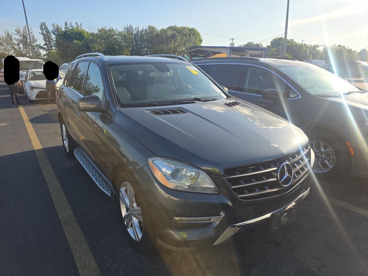 2013 Mercedes-benz Ml 350 4matic   Gray vin: 4JGDA5HB5DA202667