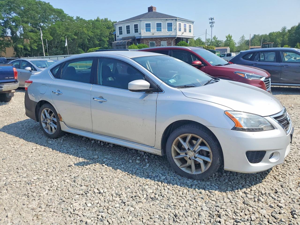 2013 Nissan Sentra S Gray vin: 3N1AB7AP7DL692174