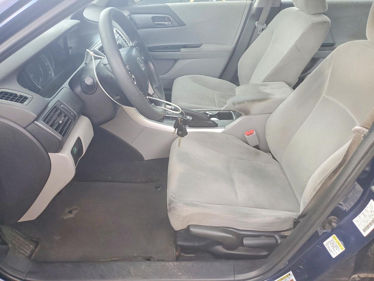 2013 Honda Accord Lx Blue vin: 1HGCR2F3XDA140770