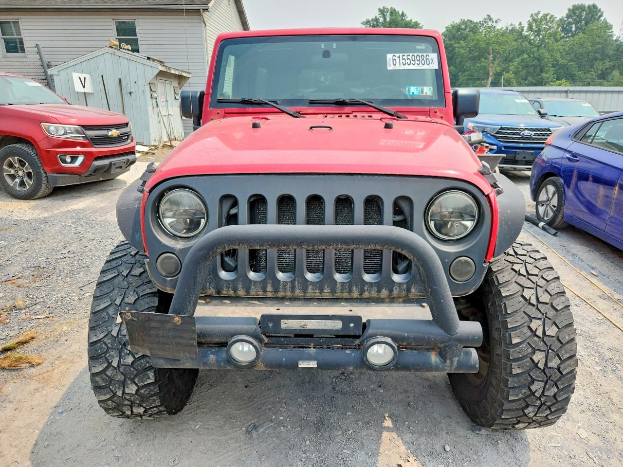 2010 Jeep Wrangler Unlimited Sport Red vin: 1J4BA3H16AL217440