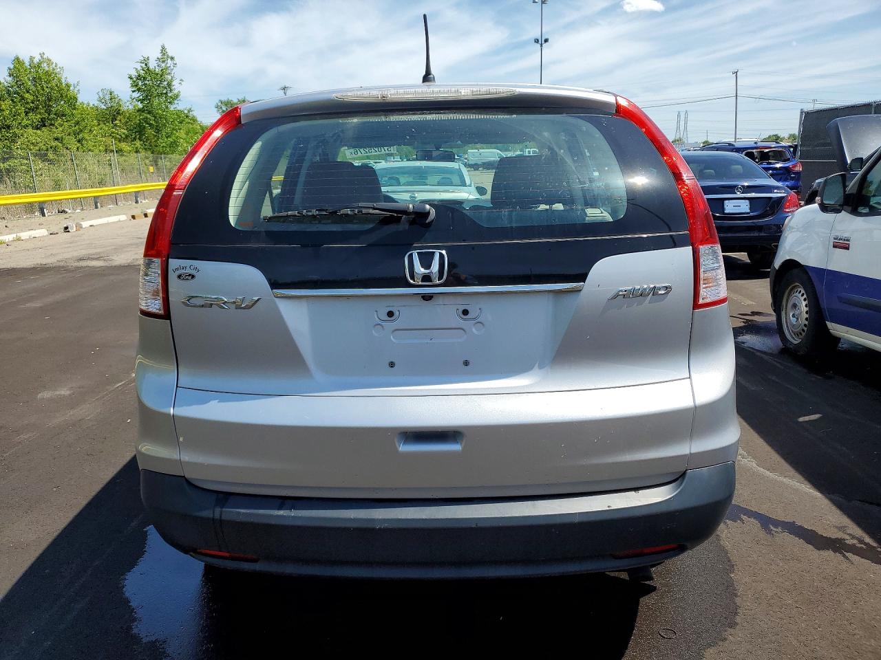 2013 Honda Cr-v Lx Silver vin: 5J6RM4H33DL013552