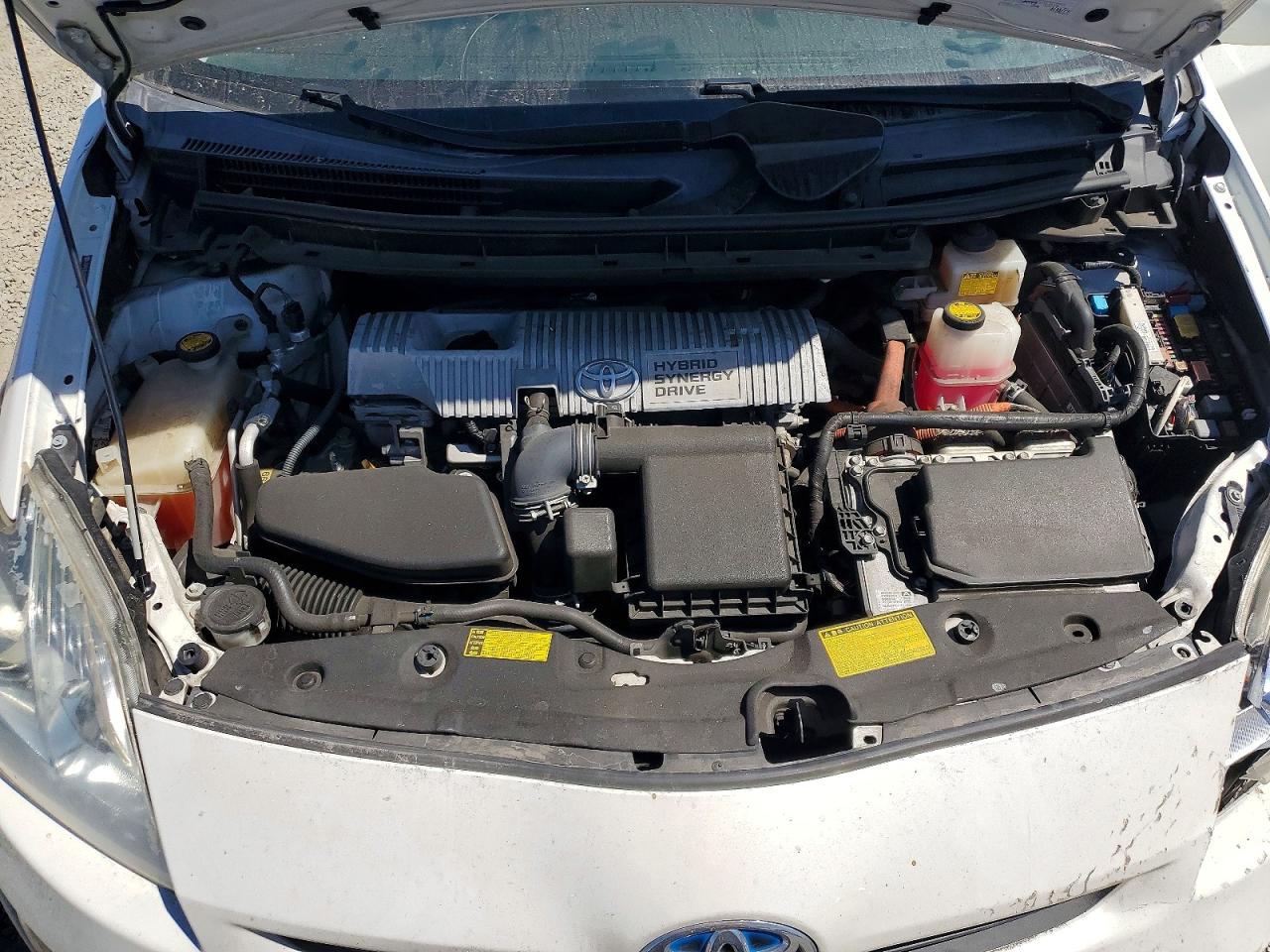 2011 Toyota Prius Four White vin: JTDKN3DU3B0257133