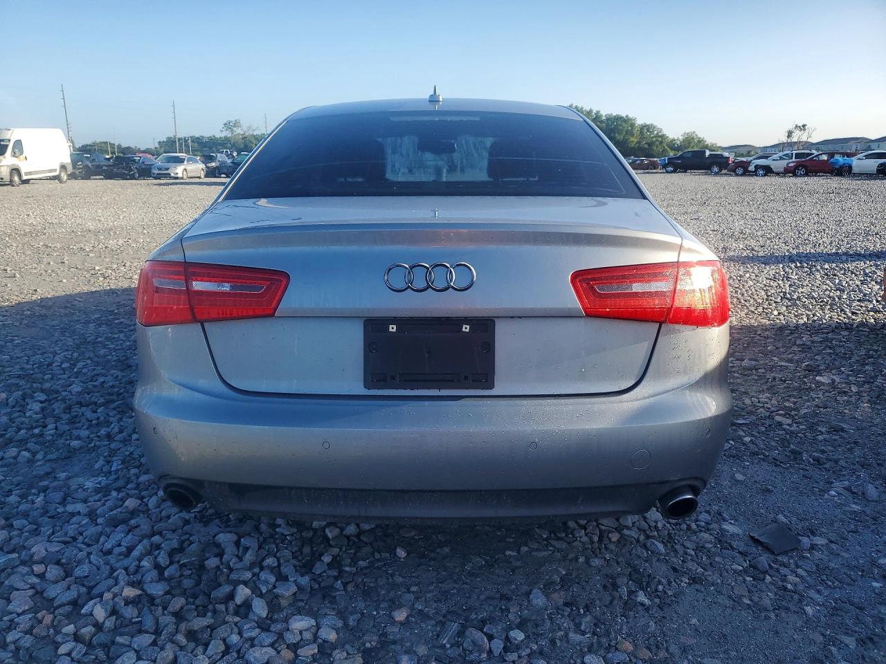 2014 Audi A6 Premium Plus Silver vin: WAUFGAFC8EN006777