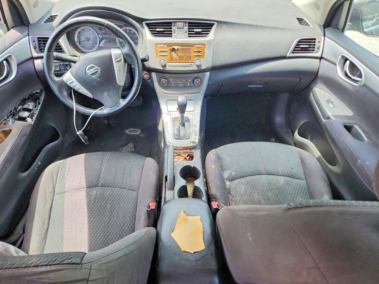 2013 Nissan Sentra S Черный vin: 3N1AB7AP8DL681538