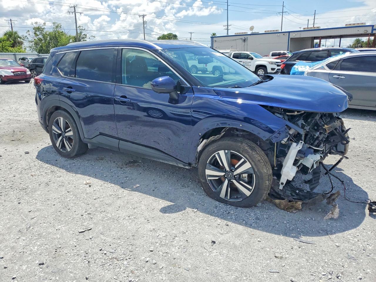2026 Nissan Rogue Sl Blue vin: 5N1BT3CA6TC687652