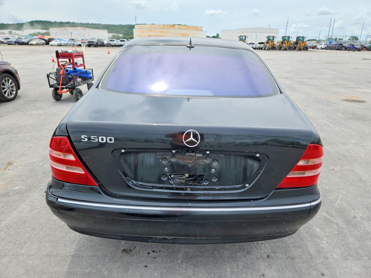 2001 Mercedes-benz S 500 Black vin: WDBNG75J51A177083