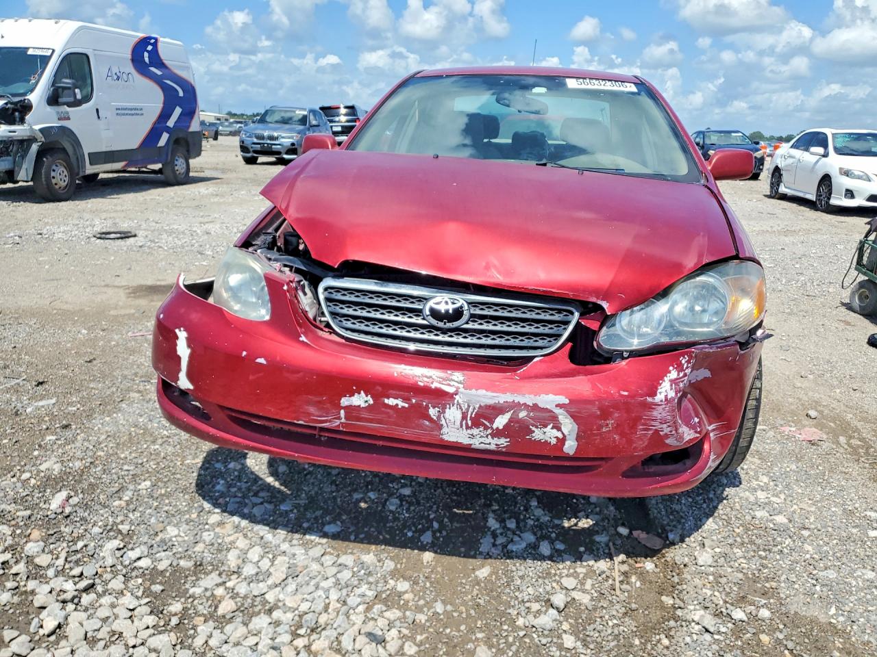 2006 Toyota Corolla Le Red vin: 1NXBR32E46Z659396