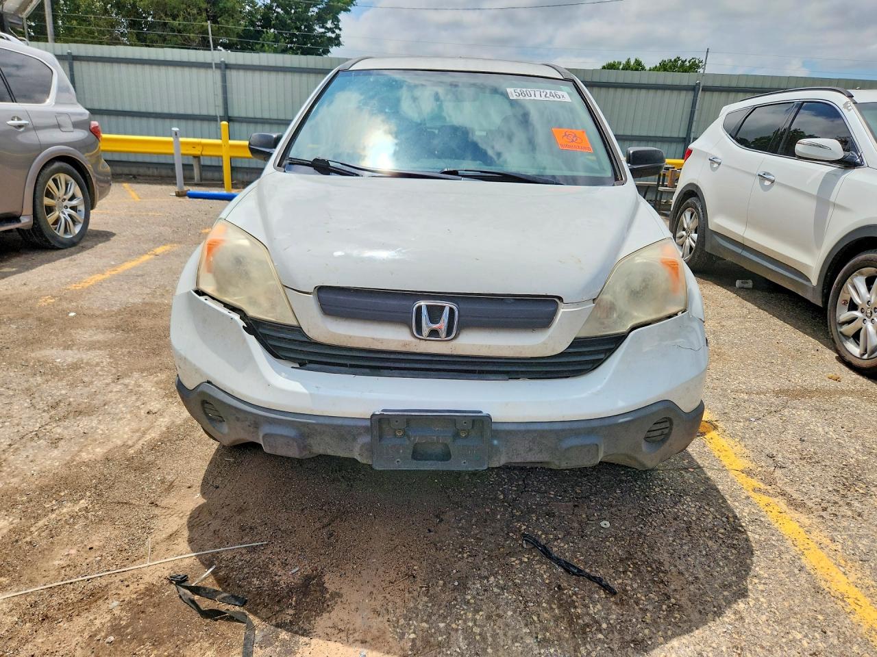 2008 Honda Cr-v Lx Белый vin: JHLRE48378C043035