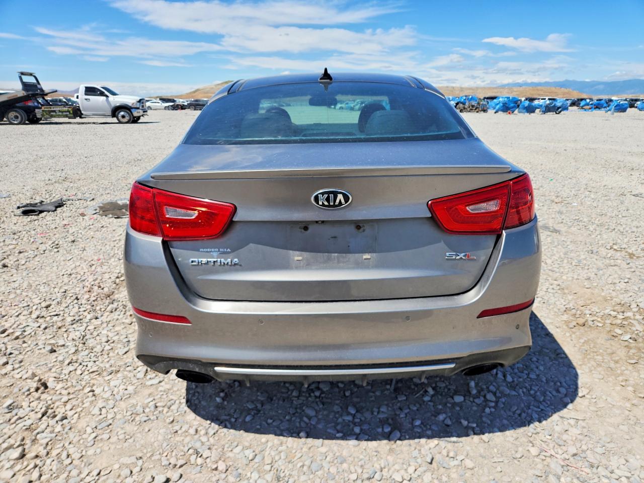 2015 Kia Optima Sx Gray vin: 5XXGR4A61FG395893
