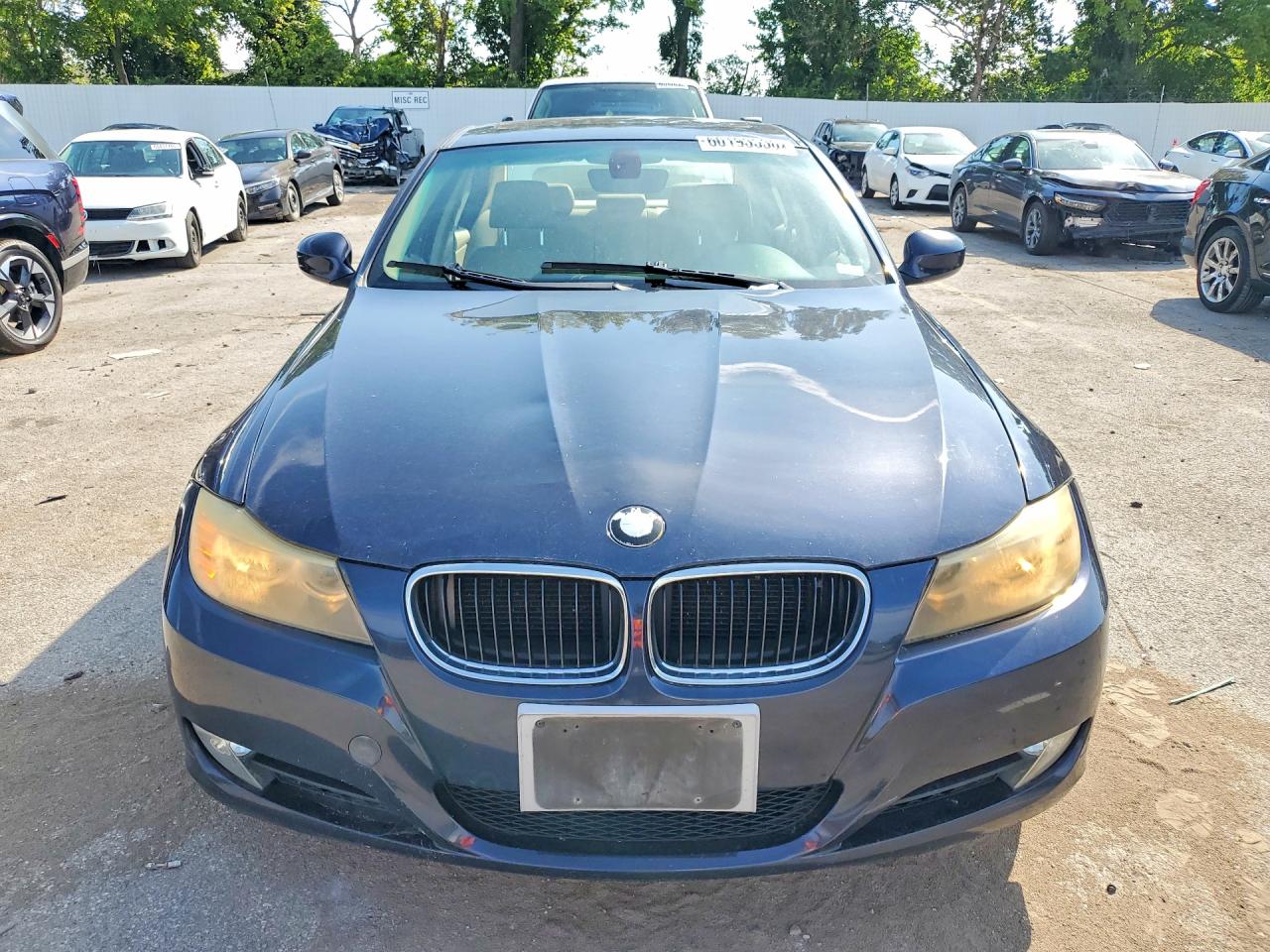 2009 Bmw 328 I Blue vin: WBAPH77589NL81787
