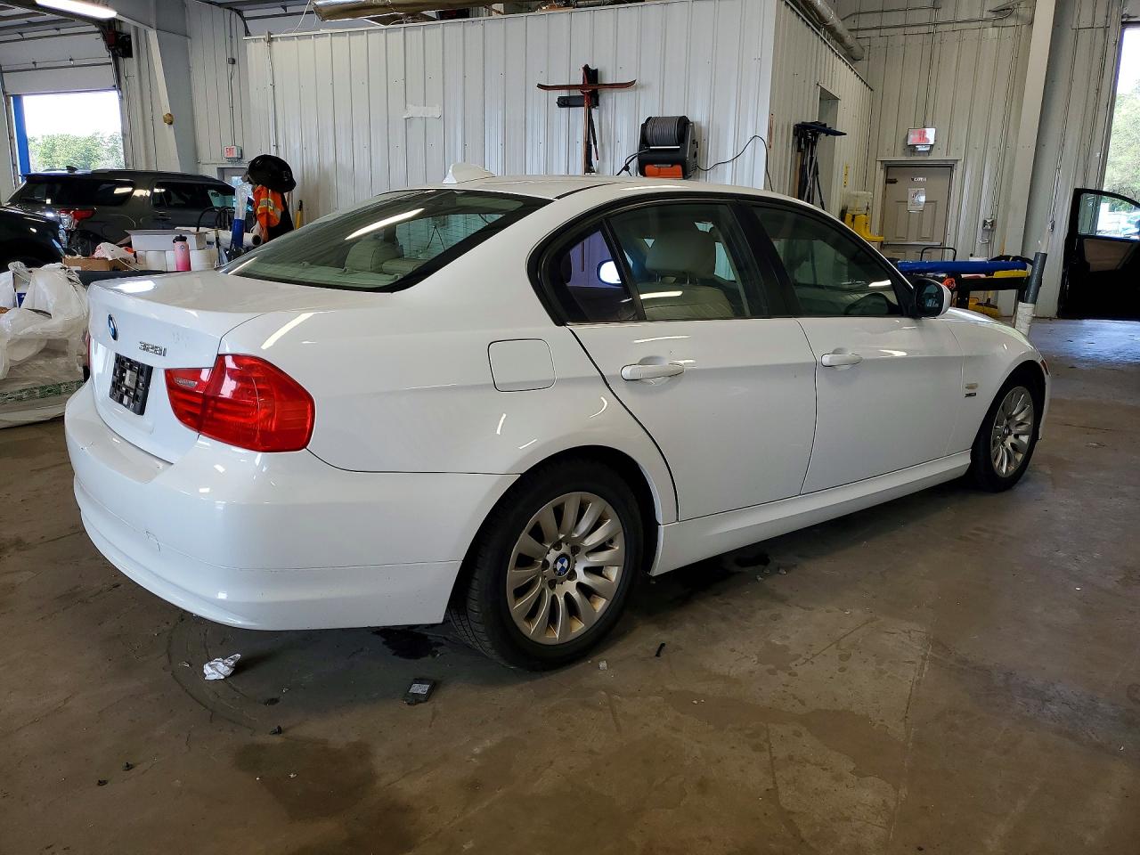 2009 Bmw 328 Xi Sulev White vin: WBAPK53519A511377