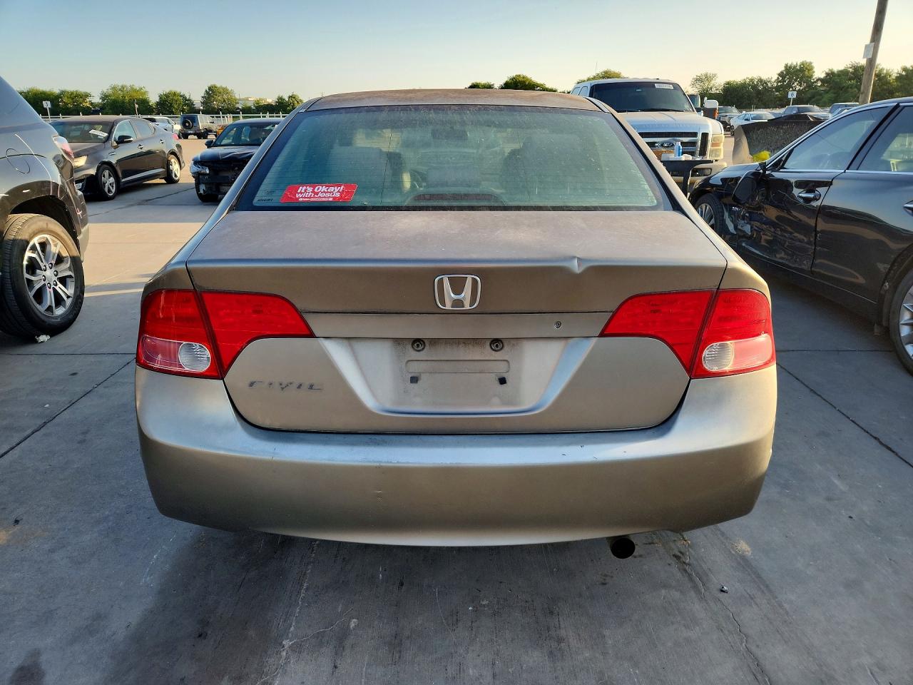 2006 Honda Civic Lx Серый vin: 1HGFA16576L039211