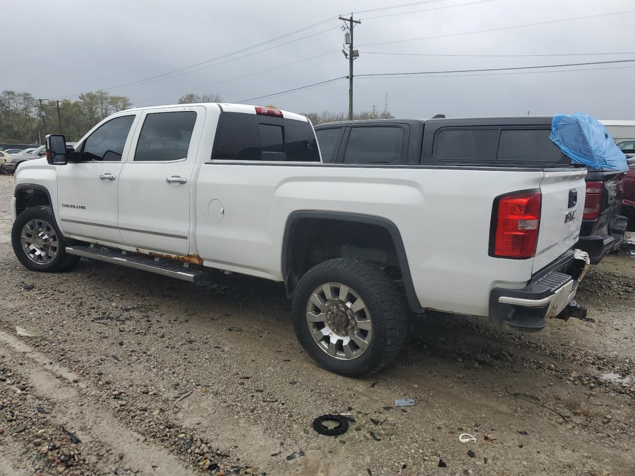 2015 Gmc Sierra K3500 Denali White vin: 1GT424E88FF638262
